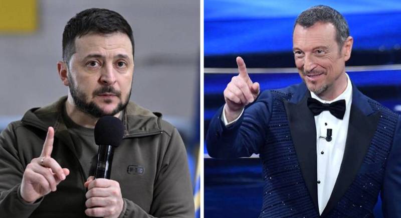 Grazie per l'armi [Zelensky a Sanremo]
